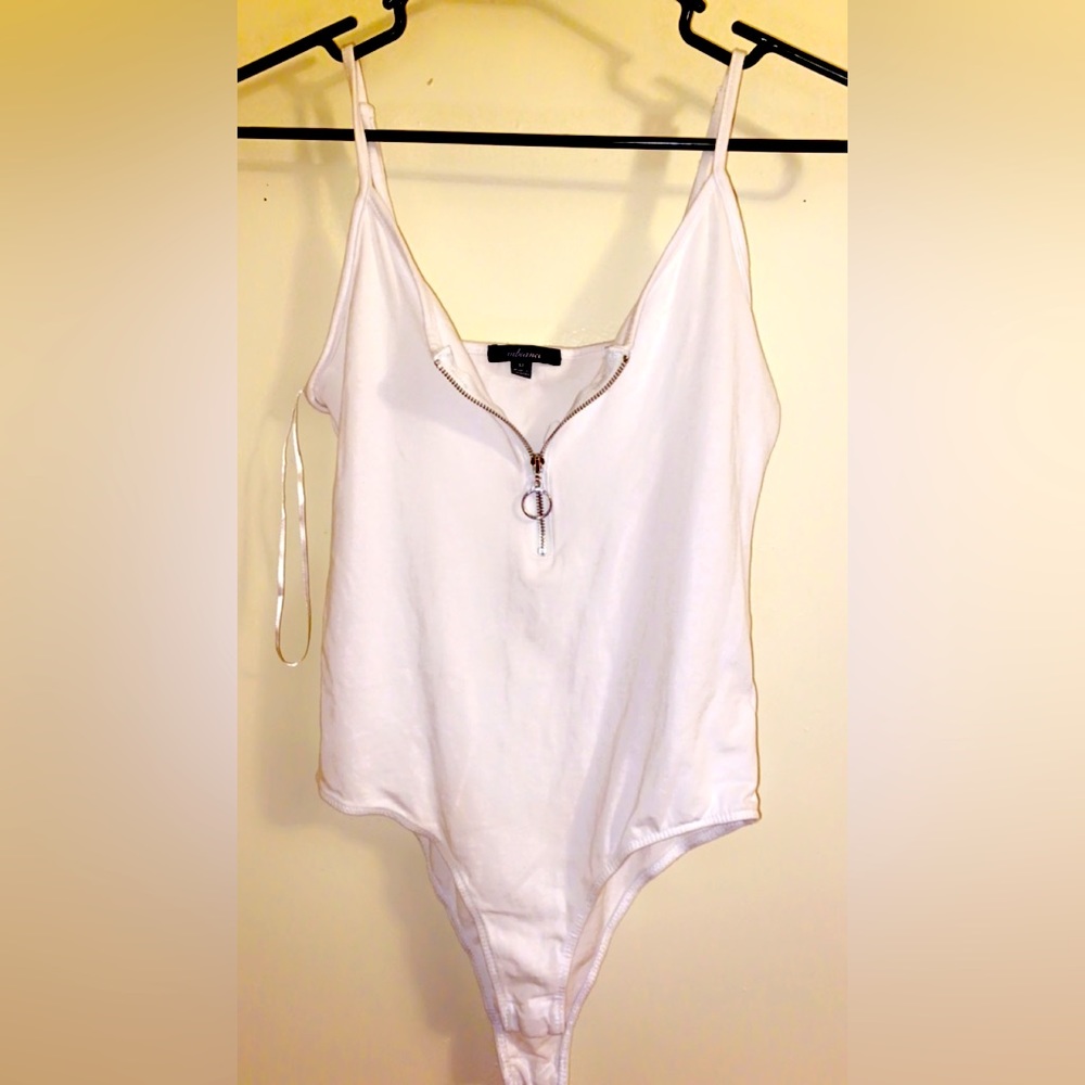 White tank top bodysuit
